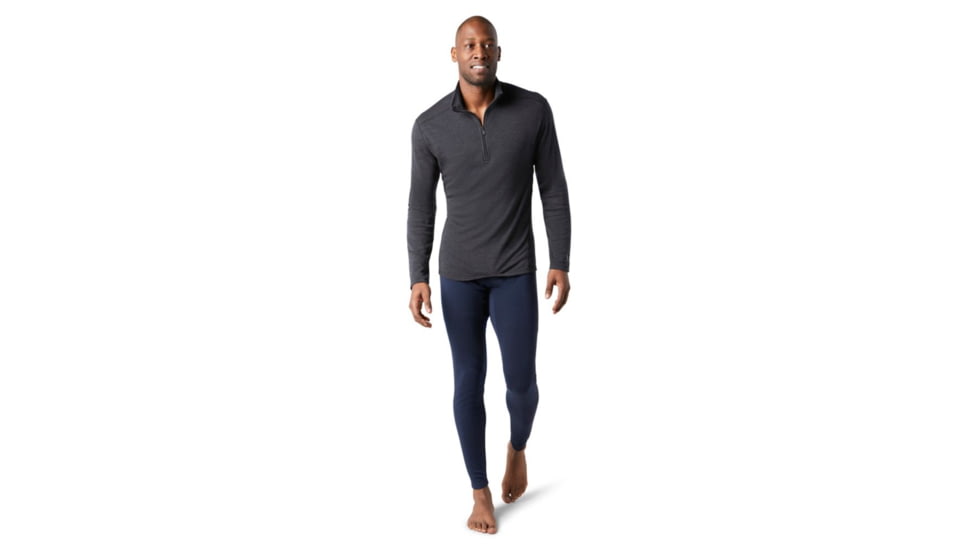 Smartwool Merino 250 Baselayer 1/4 Zip - Mens, Charcoal Heather, Extra Small, SW016355010XS