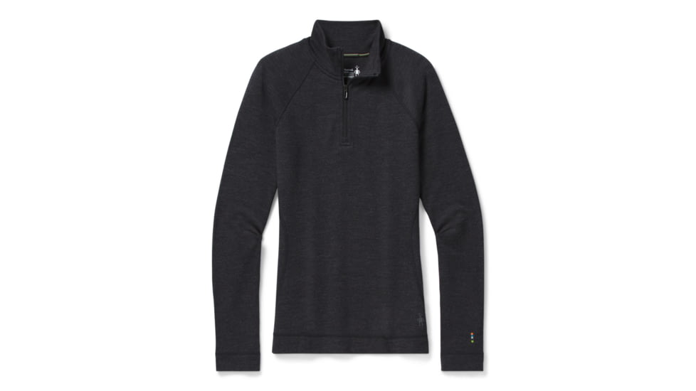 Smartwool Merino 250 Baselayer 1/4 Zip - Womens, Charcoal Heather, Extra Large, SW016373010-XL