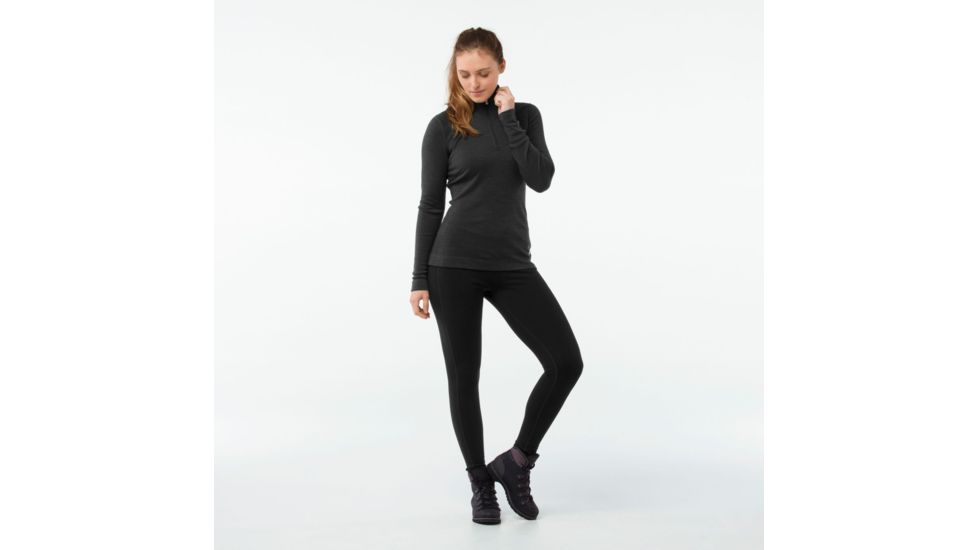 Smartwool Merino 250 Baselayer 1/4 Zip - Womens, Charcoal Heather, Large, SW0NP221010-L