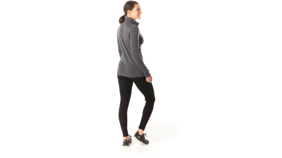 Smartwool Merino 250 Baselayer 1/4 Zip - Womens, Medium Gray Heather, Extra Small, SW0NP221084-XS