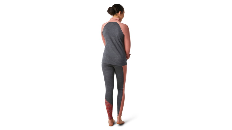 Smartwool Merino 250 Crossover Neck Top - Womens, Canyon Rose Heather, Extra Small, SW016404C93-XS
