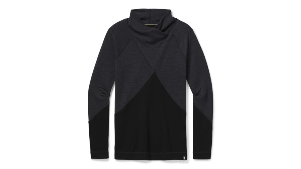 Smartwool Merino 250 Crossover Neck Top - Womens, Charcoal Heather, Small, SW016404010-S