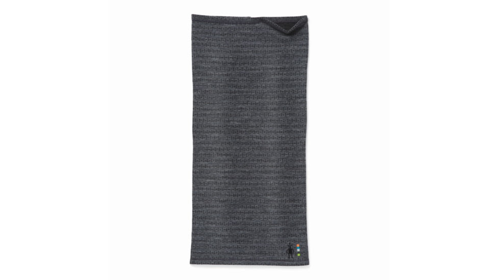 Smartwool Merino 250 Long Neck Gaiter, Medium Gray Tick Stitch, One Size, SW017999B99-1FM