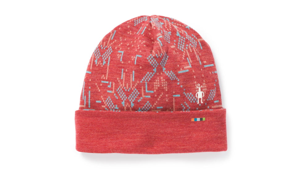 Smartwool Merino 250 Pattern Cuffed Beanie, Masala Digital Snowflake, One Size, SW0SC181E37-1FM