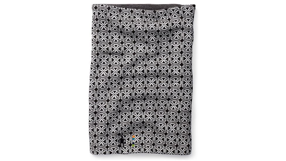 Smartwool Merino 250 Reversible Pattern Neck Gaiter, Dogwood White/Black, SW0SC9134401FM
