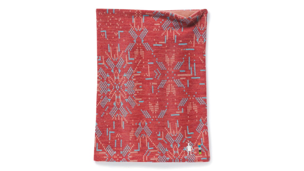 Smartwool Merino 250 Reversible Pattern Neck Gaiter, Masala Digital Snowflake, One Size, SW0SC913E37-1FM