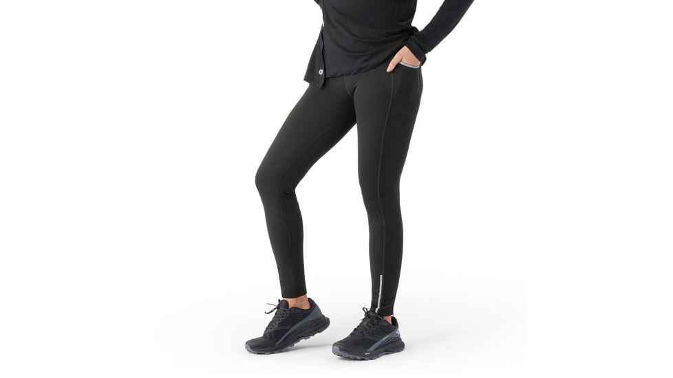 Smartwool Merino Active Fleece Tight - Womens, Black, Small, SW0172960011-S