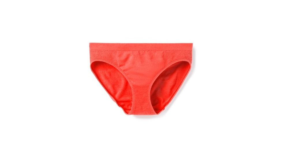 Smartwool Merino Seamless Bikini - Womens, Habanero, Medium, SW016151A15-M