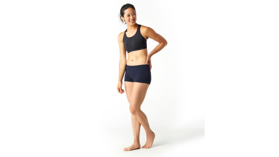 Smartwool Merino Seamless Boy Short - Womens, Deep Navy, Medium, SW016236092-M