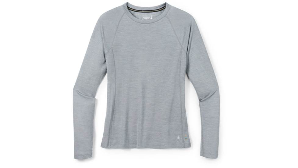 Smartwool Merino Sport 120 Long Sleeve - Women's, Large, Light Gray Heather, SW016599545L