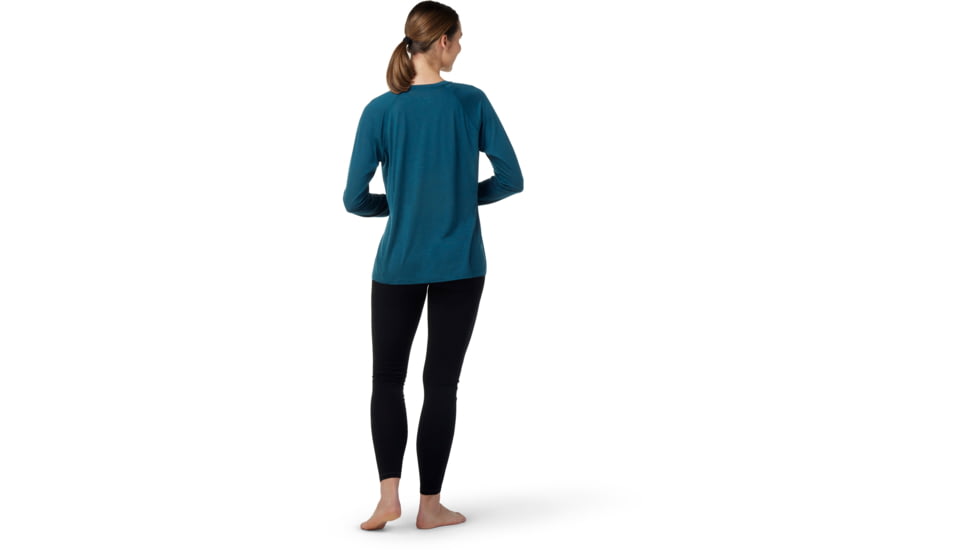 Smartwool Merino Sport 120 Long Sleeve - Women's, Small, Twilight Blue, SW016599G74S