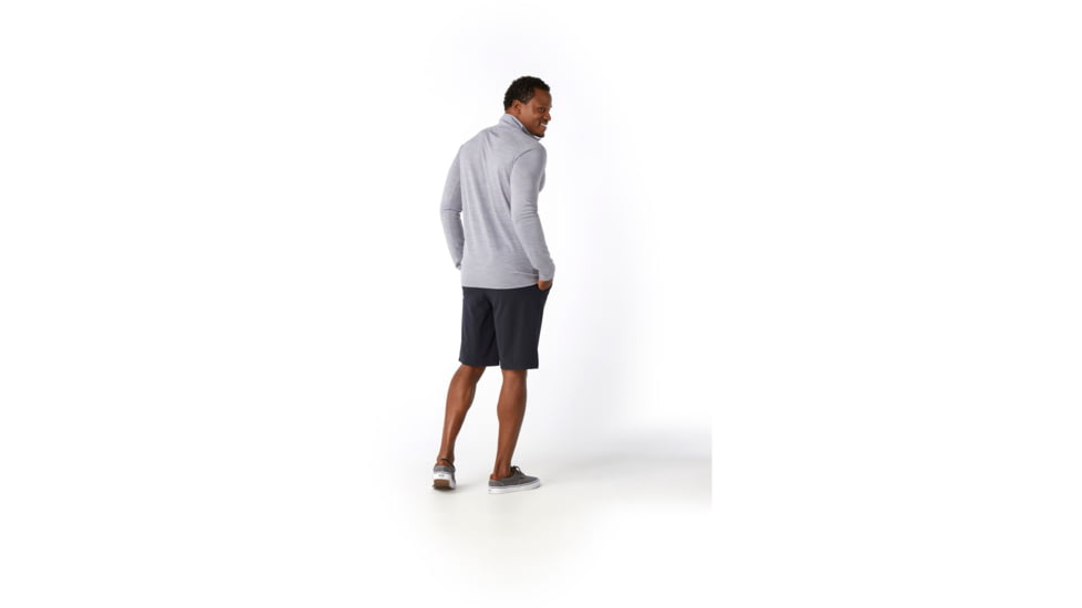 Smartwool Merino Sport 150 1/4 Zip - Mens, Light Gray Heather, Medium, SW015164545-M