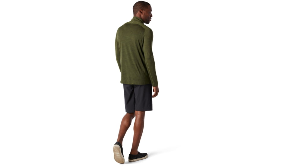 Smartwool Merino Sport 150 1/4 Zip - Mens, Moss Green Heather, Medium, SW015164B45-M