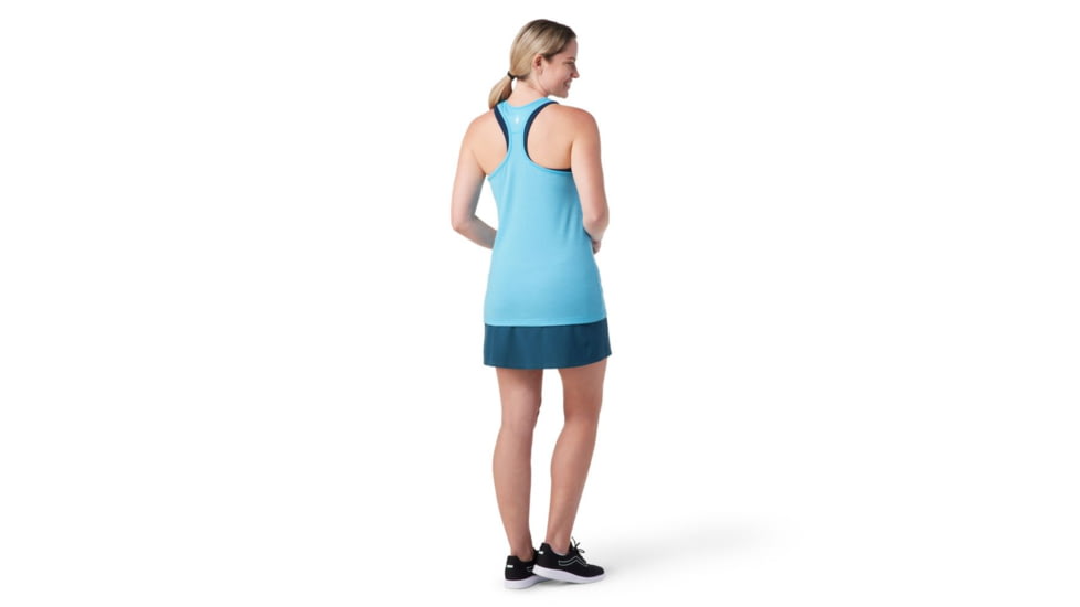 Smartwool Merino Sport 150 Aviator Sheep Graphic Tank - Womens, Ocean Spray, Small, SW016542J29S