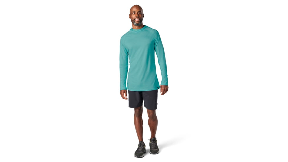 Smartwool Merino Sport 150 Hoodie - Mens, Iceberg Blue, Large, SW000373F62L