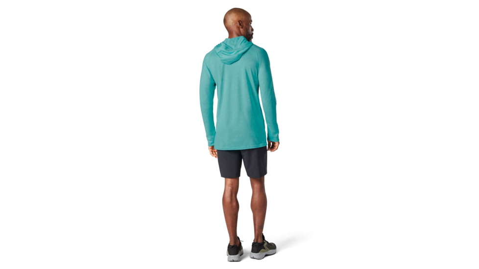 Smartwool Merino Sport 150 Hoodie - Mens, Iceberg Blue, Large, SW000373F62L
