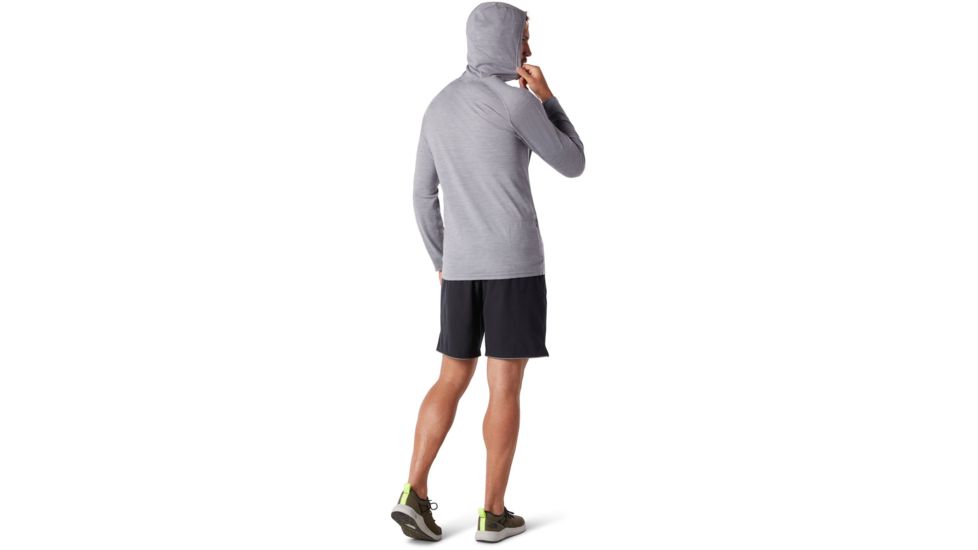 Smartwool Merino Sport 150 Hoodie - Mens, Light Gray Heather, Large, SW000373545-L