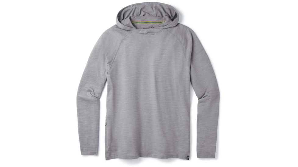 Smartwool Merino Sport 150 Hoodie - Mens, Light Gray Heather, Large, SW000373545-L