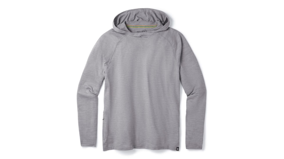 Smartwool Merino Sport 150 Hoodie - Mens, Light Gray Heather, Large, SW016556545L