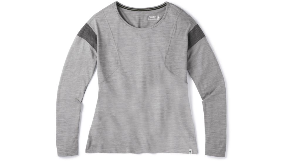 Smartwool Merino Sport 150 Long Sleeve - Womens, Light Gray Heather, Extra Large, SW015137545-XL