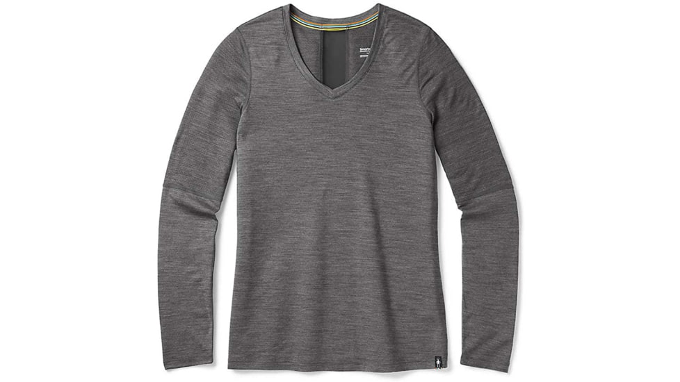 Smartwool Merino Sport 150 Long Sleeve - Womens, Medium Gray Heather, Large, SW016176084-L