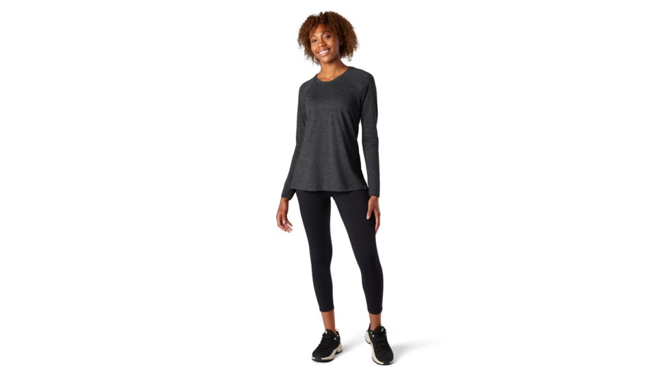Smartwool Merino Sport 150 Long Sleeve - Womens, Medium Gray Heather, Medium, SW000717084-MGH-Medium