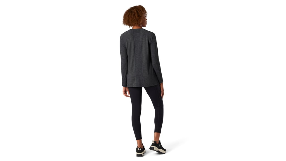 Smartwool Merino Sport 150 Long Sleeve - Womens, Medium Gray Heather, Medium, SW000717084-MGH-Medium