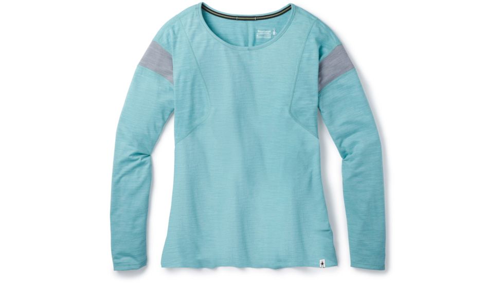 Smartwool Merino Sport 150 Long Sleeve - Womens, Wave Blue Heather, Large, SW015137D25-L