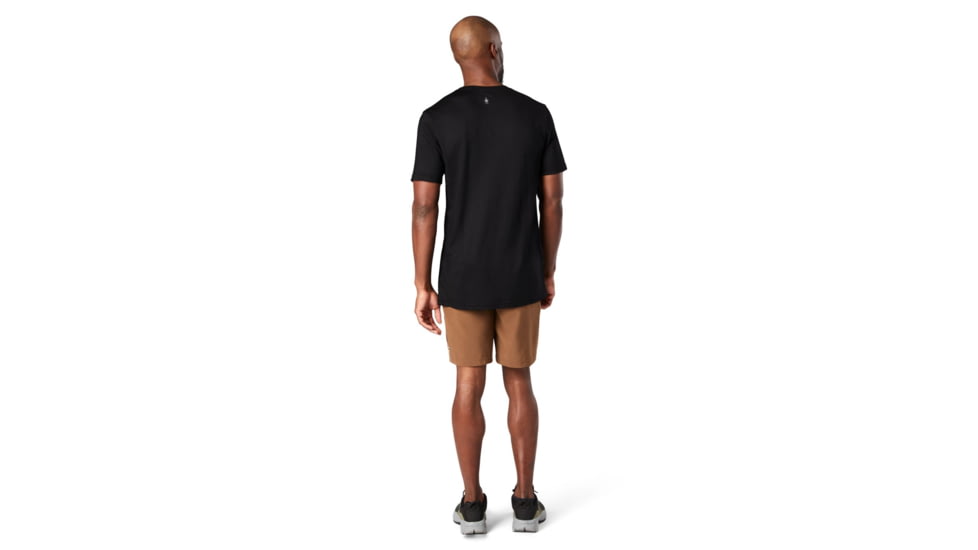 Smartwool Merino Sport 150 Mount Hood Moon Graphic Tee - Mens, Black, Medium, SW016446001M