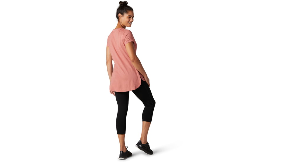 Smartwool Merino Sport 150 Pocket Tee - Womens, Canyon Rose, Small, SW016255C82-S