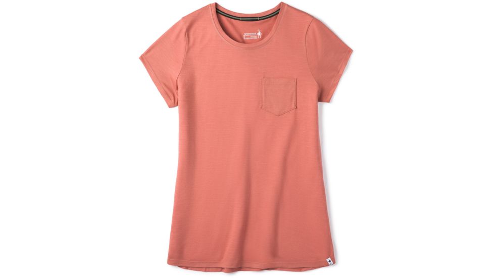 Smartwool Merino Sport 150 Pocket Tee - Womens, Canyon Rose, Small, SW016255C82-S