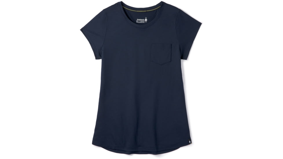 Smartwool Merino Sport 150 Pocket Tee - Womens, Deep Navy, Medium, SW016255092-M