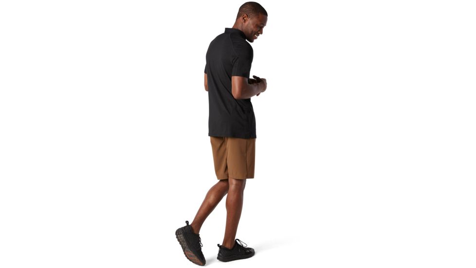Smartwool Merino Sport 150 Polo - Mens, Black, Large, SW000372001-L
