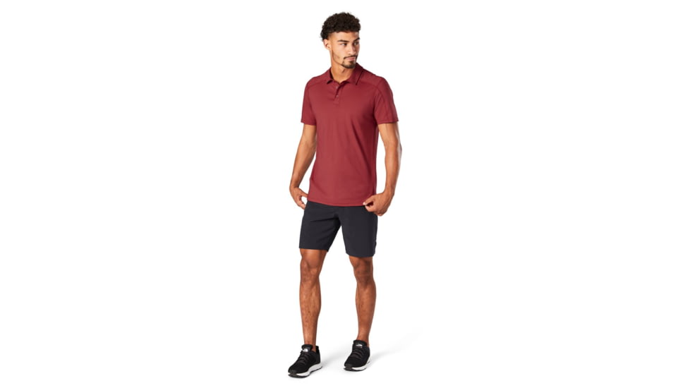 Smartwool Merino Sport 150 Polo - Mens, Masala, Medium, SW000372D42M