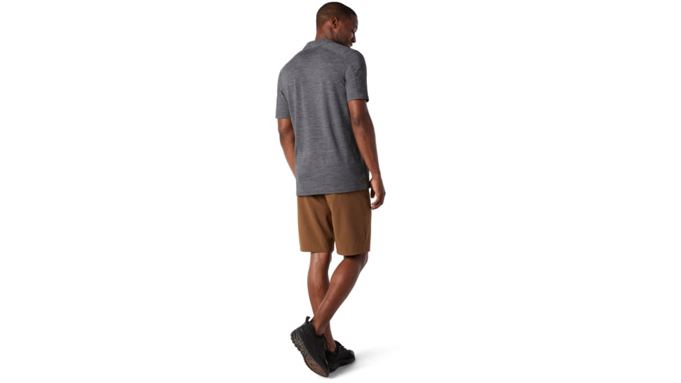 Smartwool Merino Sport 150 Polo - Mens, Medium Gray Heather, Small, SW000372084-S