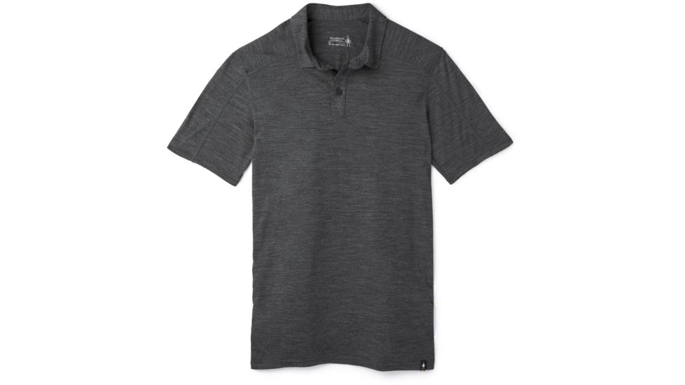 Smartwool Merino Sport 150 Polo - Mens, Medium Gray Heather, Small, SW000372084-S