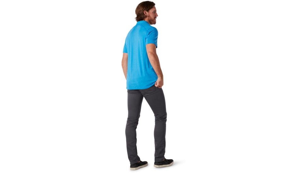 Smartwool Merino Sport 150 Polo - Mens, Ocean Blue, 2XL, SW000372D15-XXL