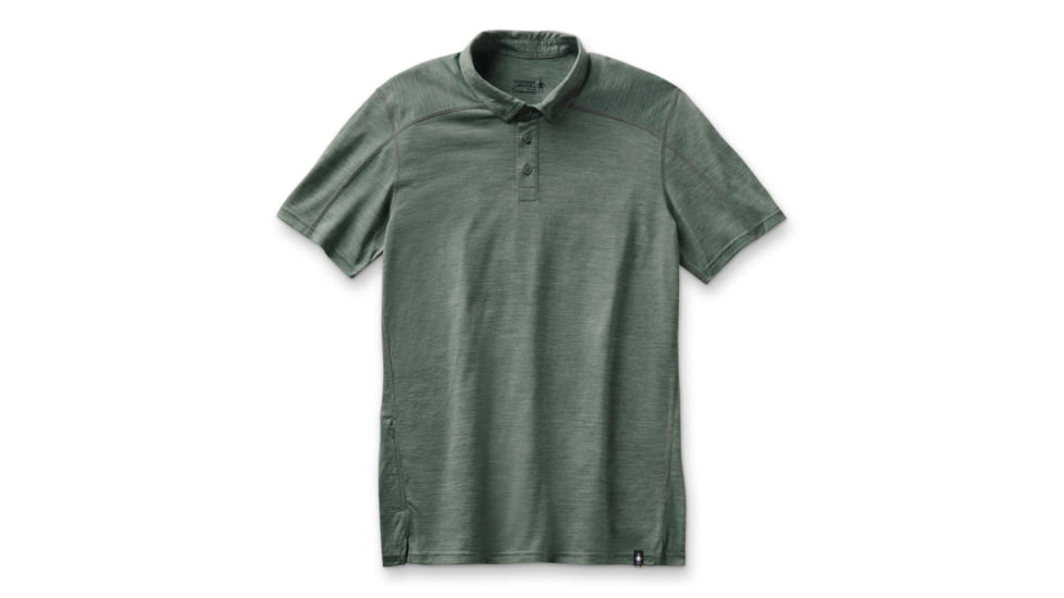 Smartwool Merino Sport 150 Polo - Mens, Sage Heather, Small, SW000372F72S