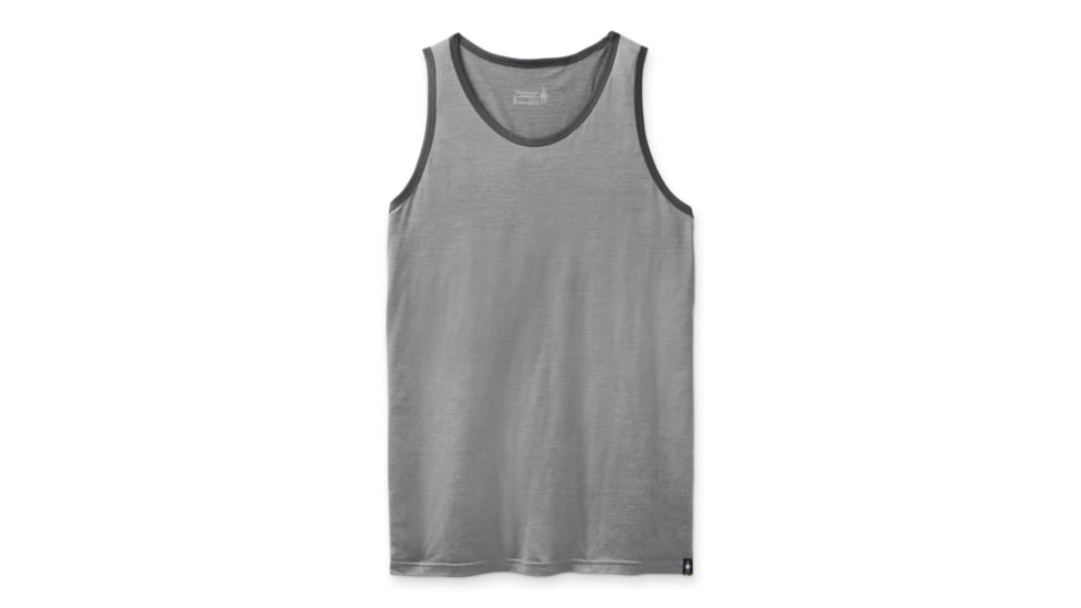 Smartwool Merino Sport 150 Tank - Mens, Light Gray Heather, Large, SW000791545L