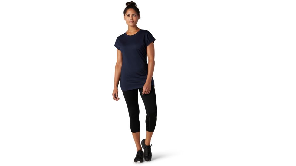 Smartwool Merino Sport 150 Tee - Womens, Deep Navy, Medium, SW016137092-M
