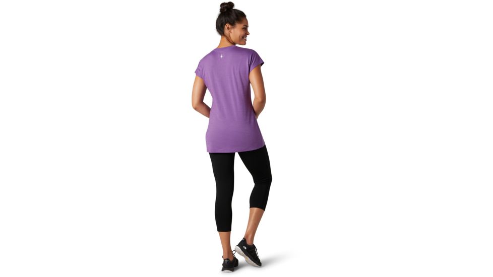 Smartwool Merino Sport 150 Tee - Womens, Desert Orchid, Extra Small, SW016137C96-XS