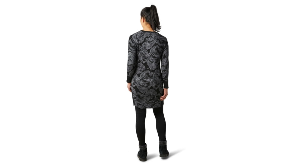 Smartwool Merino Sport 250 Dress - Womens, Black Geode Pattern, Medium, SW016329E45-M