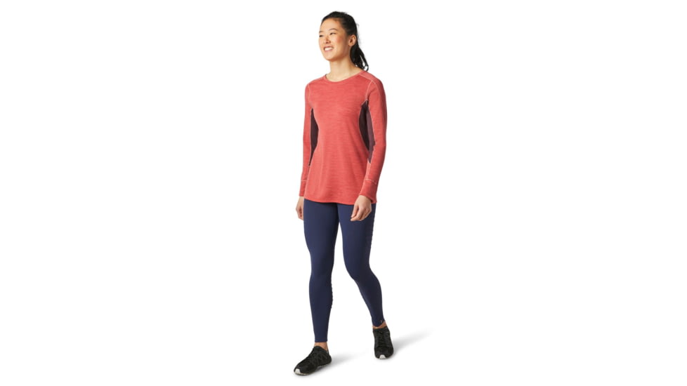 Smartwool Merino Sport 250 Long Sleeve Crew - Womens, Masala Heather, Large, SW019250D43-L