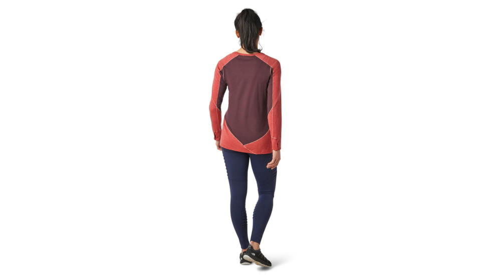 Smartwool Merino Sport 250 Long Sleeve Crew - Womens, Masala Heather, Large, SW019250D43-L