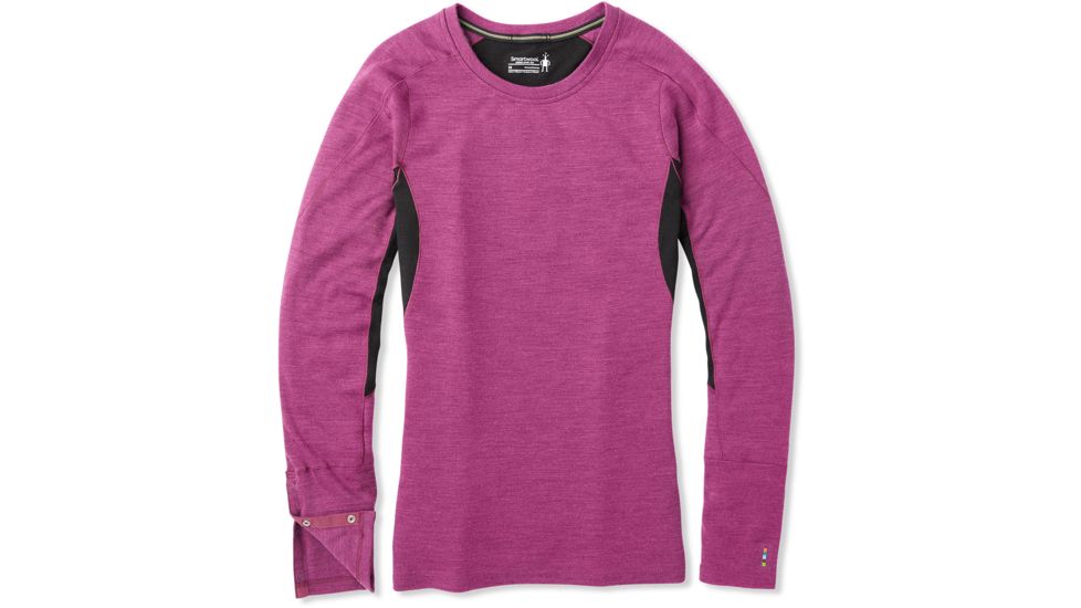 Smartwool Merino Sport 250 Long Sleeve Crew - Womens, Sangria Heather, Extra Small, SW019250B49-XS