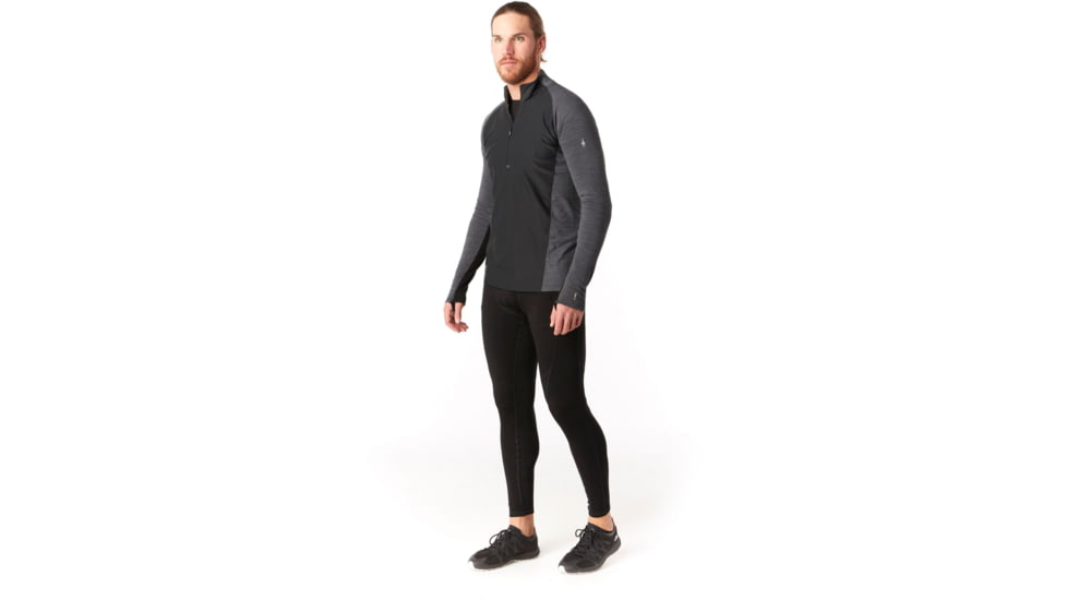 Smartwool Merino Sport 250 Wind 1/2 Zip - Mens, Black, Extra Large, SW019029001-XL