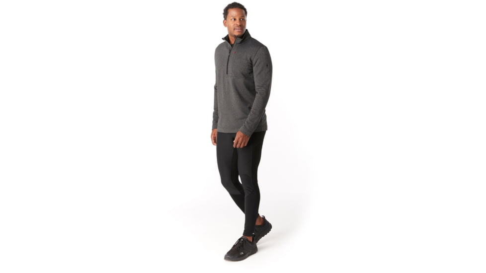 Smartwool Merino Sport Fleece 1/2 Zip - Mens, Charcoal Heather, Medium, SW019043010-M