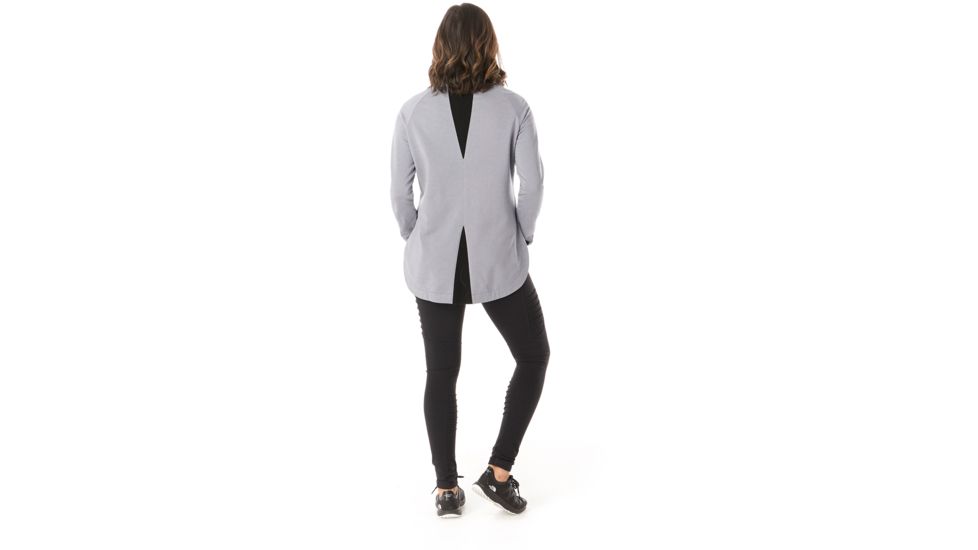 Smartwool Merino Sport Fleece 1/2 Zip Pullover - Womens, Light Gray Heather, Extra Small, SW019256545-XS