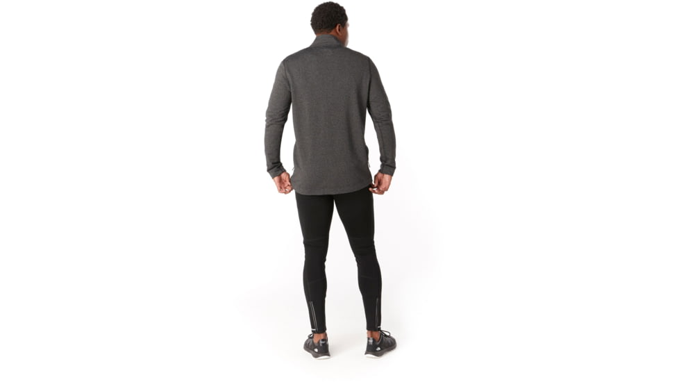 Smartwool Merino Sport Fleece Full Zip Jacket - Mens, Charcoal Heather, Extra Large, SW019044010-XL