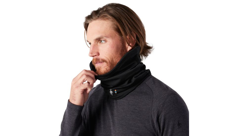 Smartwool Merino Sport Fleece Neck Gaiter, Black, 1FM, SW000460001-1FM